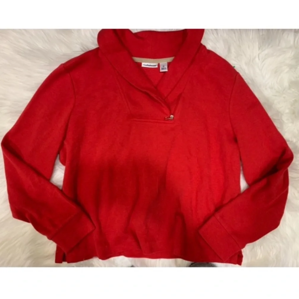 Croft & Barrow Red Pullover Sweater